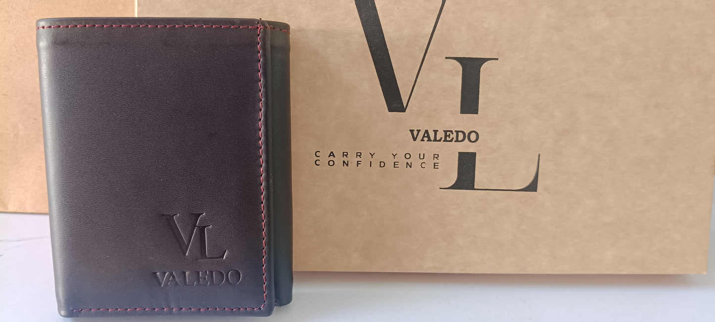 Men's Leather Trifold Wallet