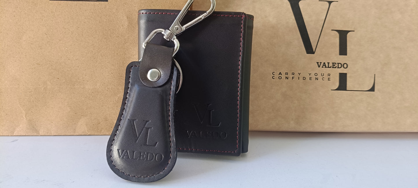 Men's Leather Trifold Wallet