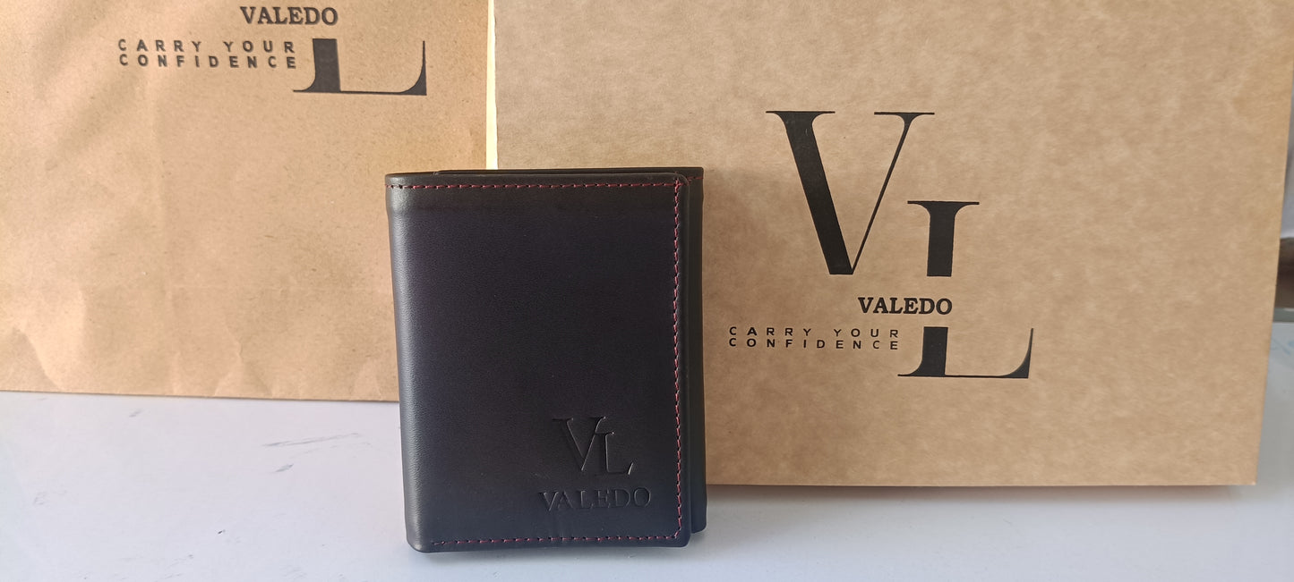 Men's Leather Trifold Wallet